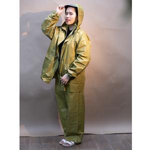 Motocicleta Electrombile 190T Nylon Universal Rainwear Adultos Camping Tela de una sola persona Vietnam Impermeable Chaqueta y pantalones PVC - Product Image 3