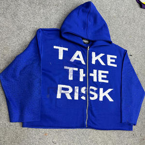 Calidad de fábrica calidad profesional más demandada Sudadera con capucha con cremallera Puff Impreso hecho en fábrica precio barato sudaderas con capucha para hombres - Product Image 6