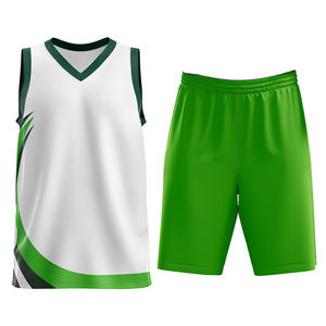 Uniformes de basket-ball à séchage rapide de haute qualité New Style XS Set Factory Vente en gros Vêtements de sport imprimés Prix bon marché - Product Image 1