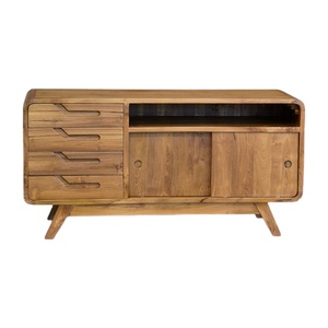 Modern Design Side Cabinet Teak Wooden Frame Material and High Quality Product for Home Furniture Decoration - Product Image 1