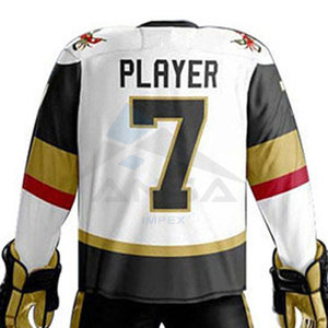 Uniforme de Hockey sobre Hielo Personalizado, Ropa Deportiva, Jersey y Pantalones Cortos de Hockey con Estampado por Sublimación, Traje de Juego Profesional para Hombre - Product Image 5