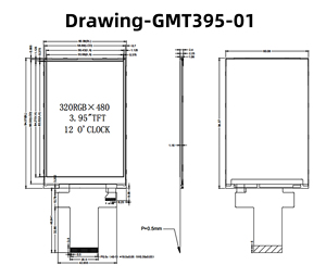 Écran LCD TFT de 3.95 pouces Résolution 320x480 Pilote ILI9488 <span class=keywords><strong>Interface</strong></span> SPI parallèle 8/<span class=keywords><strong>16</strong></span> bits Connecteur 40 broches - Product Image 5