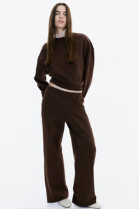 Sudadera de gran tamaño marrón oscuro de alta calidad para mujer, cuello acanalado y puños, sudaderas con capucha de entrenamiento de gimnasio para mujer, sudaderas para mujer - Product Image 2