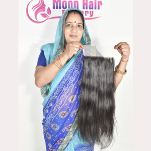 Cabello humano de súper alta calidad, cierre natural, liso, suave y sedoso, disponible al por mayor, precio de venta en línea ahora por exportación - Product Image 6