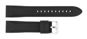 Bracelet de montre sport en silicone noir imperméable JD459 20-24 mm, boîtier en acier inoxydable léger, unisexe, respirant, pour IWatch - Product Image 6