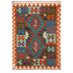 Tapis Imaco Maimana Afghanistan Kilim 112 x 81 cm, décoration murale - Product Image 1