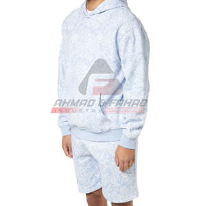 ชุดสั้นมีฮู้ดสำหรับผู้ชายชุดสั้นมีฮู้ดขนาดใหญ่พิเศษทันสมัย - Product Image 4