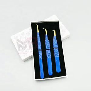 แหนบต่อขนตาปลายแหลม สแตนเลส จับถนัดมือ ขายดีที่สุด  รับทำสีตามสั่ง - Product Image 3