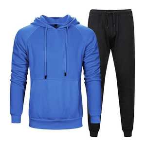 Conjunto deportivo de gimnasio para hombre, chándal personalizado, pantalones de chándal, sudaderas lisas de alta calidad, conjunto de fitness con logotipo personalizado - Product Image 5