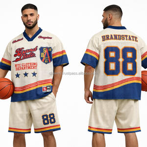 Services OEM, maillot de football américain à manches courtes respirant, anti-transpiration, antibactérien, de haute qualité, personnalisable - Product Image 2