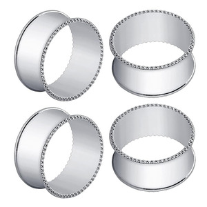 Factory Direct Napkin Rings Metal Design for Wedding Parties & Everyday Family Gatherings Enhancing Dining Table Decor Ambience - Product Image 2