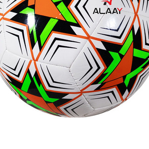 Alaay Machine d'entraînement Ballon de football cousu Star Design Football d'entraînement à haute rétention d'air avec logo pour une utilisation sportive - Product Image 4