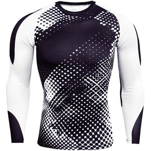 Ropa Deportiva de Invierno 2025 de Alta Calidad para MMA, Fabricada en Fábrica, Compresión, Manga Larga, Spandex/Poliéster, para Gimnasio, Hombre, Nueva - Product Image 2