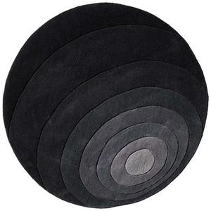 Alfombra de diseño abstracto moderno de onda Retro, alfombra de área dorada marrón de lana con mechones a mano, duradera para uso doméstico en sala de estar y dormitorio - Product Image 2