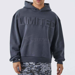 เสื้อฮู้ดลายนูนสำหรับผู้ใหญ่เสื้อมีฮู้ดลำลองดีไซน์ตามสั่ง - Product Image 1