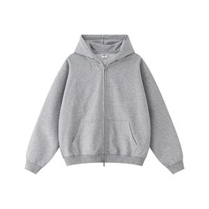 Sweat à capuche en molleton de coton zippé imprimé bouffant personnalisé Hiver Streetwear lourd avec strass Design OEM Fournisseur numérique - Product Image 1