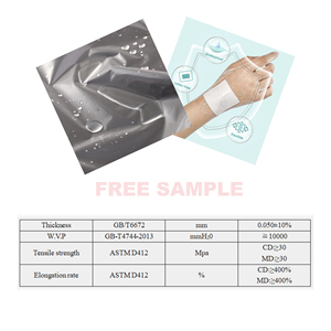 HUANLONG grosir TPU kemasan tegak Film TPU tahan air sejuk lembut kelas medis untuk perban medis dan plester - Product Image 2