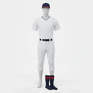 Tenues de baseball personnalisées légères, respirantes, imprimées et à séchage rapide, 100 % polyester, pour les équipes et les clubs - Product Image 5
