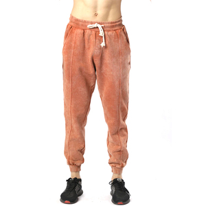 Pantalons de jogging décontractés pour hommes 2024, légers, en toile, 100% coton, avec taille haute, élastique imperméable - Product Image 1