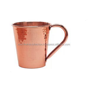 Tasse de mule de Moscou en acier inoxydable de haute qualité la plus vendue pour les verres avec couvercle nouvelles tasses de vodka en cuivre incroyables - Product Image 2