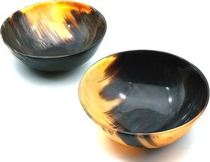 Cuenco de Mesa de Comedor Pulido de Cuerno de Búfalo Natural Hecho a Mano de Alta Calidad y Ecológico para Decoración de Cocina a un Precio Accesible - Product Image 2