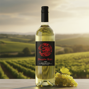 Rượu vang trắng khô Dragon Rojo, 100% Airen, 11% cồn, giống cây nho Tây Ban Nha, 0,75 lít, từ Castilla La Mancha. - Product Image 5