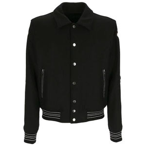 Chaqueta universitaria de béisbol de invierno de la mejor calidad para hombre, Mangas de cuero de lana personalizadas, bordado de chenilla - Product Image 1