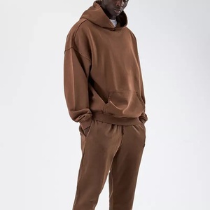 Sudaderas con capucha lisas de gran tamaño informales para hombre, logotipo personalizado, impresión personalizada, estilo Hip Hop, ropa de calle, hombros caídos, alta calidad - Product Image 2