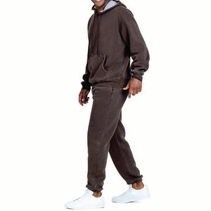 ชุดวอร์มผ้าซักกรดของผู้ชายชุดวอร์มสไตล์ฤดูหนาวสีพื้นระบายอากาศได้ดีปรับแต่งได้สำหรับผู้ชายล่าสุด2025 - Product Image 3