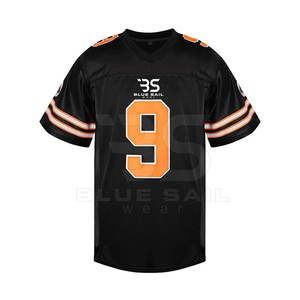 เสื้อเจอร์ซีย์อเมริกันฟุตบอลชายพร้อมแผงตาข่ายและอุปกรณ์เสื้อเจอร์ซีย์ฟุตบอลอเมริกันออกแบบได้ตามต้องการ - Product Image 1