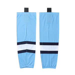 ถุงเท้าฮอกกี้น้ำแข็งคุณภาพดีที่สุด เป็นมิตรกับสิ่งแวดล้อม ระบายอากาศได้ดี แห้งเร็ว ผลิตโดยโรงงาน OEM ODM รับผลิตชุดทีมตามสั่งสำหรับผู้เล่นผู้ใหญ่ - Product Image 2