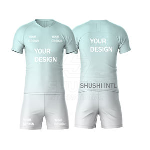 Maillots de football personnalisés de haute qualité, impression du logo de l'équipe, kits uniformes pour hommes, kits de football sublimés personnalisés, respirant, manches courtes - Product Image 2