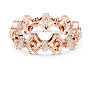 Bague en or avec perles 14K pour dames - Product Image 2