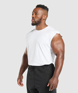 Camisetas sin mangas de verano de talla adulta, chaleco deportivo para entrenamiento, camisetas sin mangas informales de gran tamaño para hombre - Product Image 2