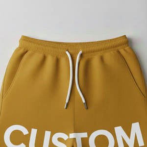 Pantalones Cortos Deportivos Casuales Personalizados para Hombre con Logotipo, Tela Elástica con Botones, Transpirables y Cómodos para Entrenamiento y Ejercicio - Product Image 3