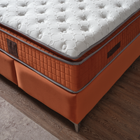 Lit rembourré de style italien cadre en acier luxueux confortable réglable design minimaliste français maison hôtel fait panneau MDF