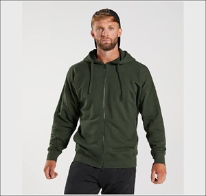 IOTA SPORTS mejor calidad gimnasio algodón polar Zip UP sudaderas con capucha al por mayor deportes polar personalizado entrenamiento Zip Up sudaderas con capucha y sudaderas hombres - Product Image 2