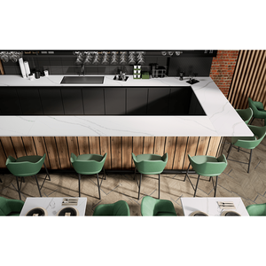 Calacatta Verde Eco-Friendly Modern Design Big Slab Quartz Crystal Composition - Product Image 6