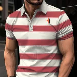 2024 nouveauté haute qualité hommes à manches courtes pour polos Logo personnalisé vêtements de golf maillot usine directe en gros blanc - Product Image 5