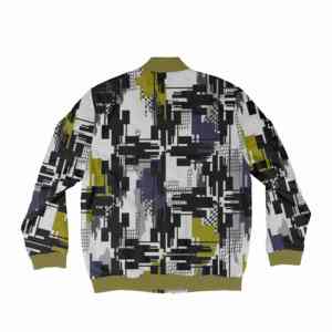 Confortable personnalisé solide imperméable coupe-vent fermeture à glissière col montant hiver teint traitement avant vol Bomber veste - Product Image 4