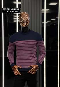 Pull décontracté pour homme d'hiver, anti-froissement, logo frontal, imprimé jacquard, coton, manches longues, chaud - Product Image 2