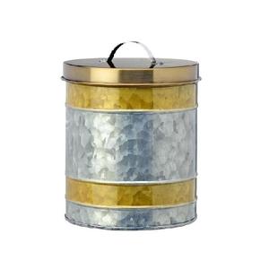 Récipient à sucre en métal enduit de poudre fait à la main Designer Canister forme carrée vente chaude nouvelle boîte de rangement en métal - Product Image 2
