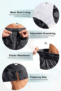 Pantalones Cortos Deportivos de Verano para Hombre, Ligeros, 100% Poliéster, Tejido de Punto, Secado Rápido, Transpirables, con Logotipo Personalizado Sublimado - Product Image 6