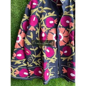 Chaqueta Unisex de invierno, abrigo bordado a mano, chaqueta de tela Ctton Suzani, abrigo, chaqueta corta de estilo bohemio Hippie, abrigo, ropa de fiesta - Product Image 3