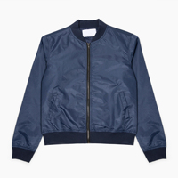 Veste bomber coupe-vent pour femme de haute qualité sur mesure, vêtements décontractés, rembourrage en coton, nylon tricoté imprimé, taille adulte, vente