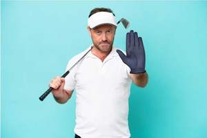 Meilleur gant de golf 100% en cuir pur Logo et couleur personnalisés Gants de golf pour hommes sur mesure en gros 2024 Gants les plus vendus - Product Image 3