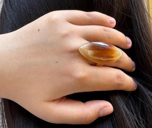 Anillo de Cuerno de Búfalo de Alta Calidad, Joyería Diaria para Mujer, Tamaño Personalizado, Hecho a Mano, Producto en Oferta por f s i - Product Image 5