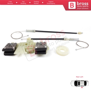 ชุดซ่อมมอเตอร์กระจกไฟฟ้าหลังซ้าย รุ่น BWR5332 สำหรับรถยนต์ฟอร์ด เฟียสต้า MK6 CB1 CCN JA8 JR8 ปี 2008-2017 แบบ 4/5 ประตู รหัสอะไหล่ 1568451 - Product Image 4