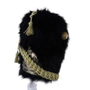 Sombrero de piel de oso Infantería de guardia sombrero napoleónico de piel de oso hecho a mano precio al por mayor sombrero de piel de oso ajustable - Product Image 2