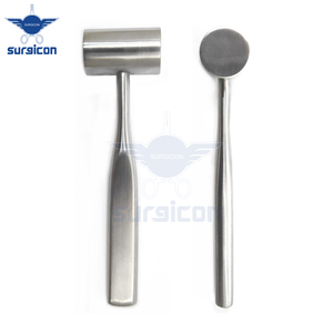 Los mejores instrumentos, mazos quirúrgicos ortopédicos, 30mm de diámetro, 300g, 19cm, hueso, acero inoxidable, Manual, mazo de botella compatible con MOL para - Product Image 5